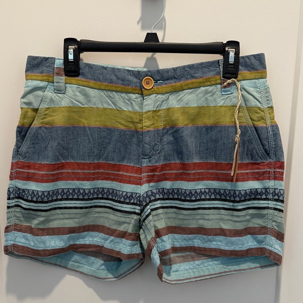 Dylan Anasazi Stripped Shorts 100% Cotton, Size 8